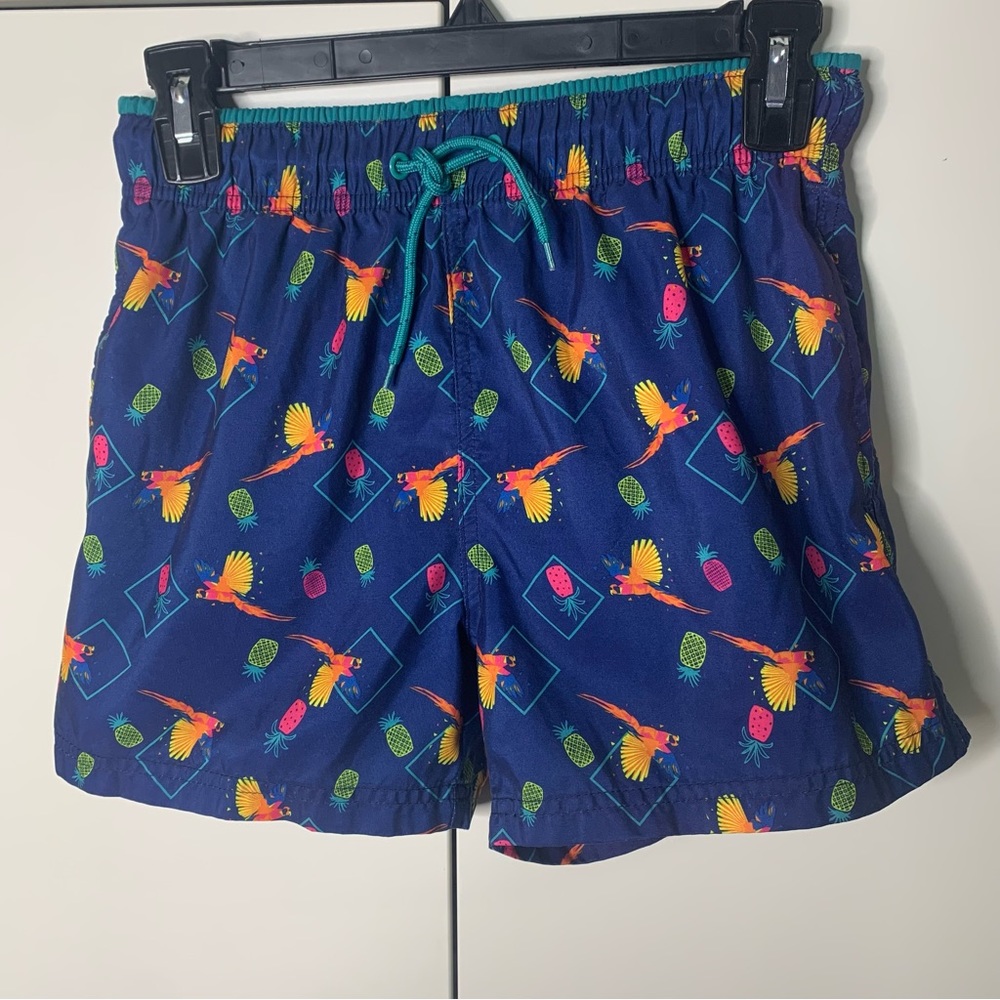 Boys’ OP Tropical Print Swim Trunks